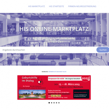 Banner Startseite oben - HIS Online-Marktplatz