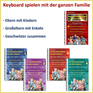 Keyboard spielen lernen mit der ganzen Famile