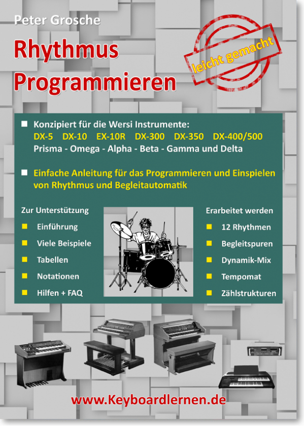 Rhythmus Programmieren für Wersi Instrumente